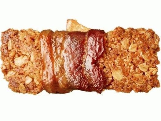 Muesli Bar Wrapped in Bacon