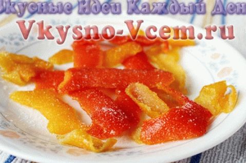 homemade candied oranges