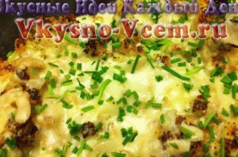 Cauliflower baked with sauce