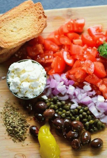 Photo of Dakos (Greek salad on toasts)