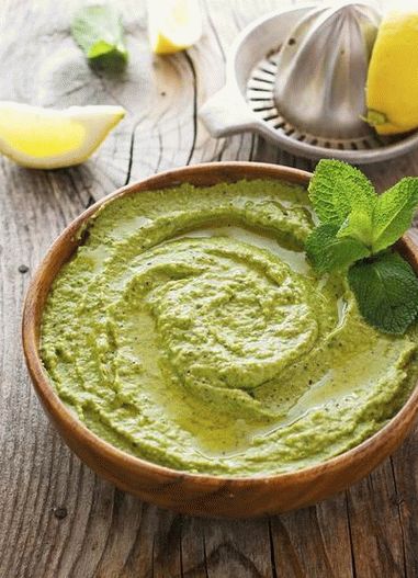 Photo pea dip sauce