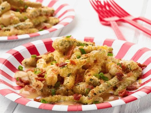 Photo of Zucchini Disco Fries with Sauce and Cheese