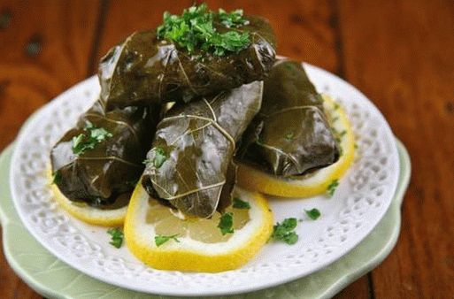 Photo of Dolma (grape leaves stuffed with meat)