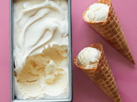 Vanilla ice cream without ice cream