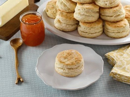 Photo homemade scone buns