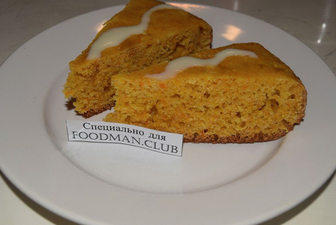 Homemade carrot cake