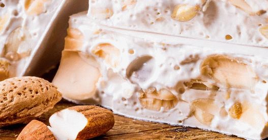 Photo Homemade nougat