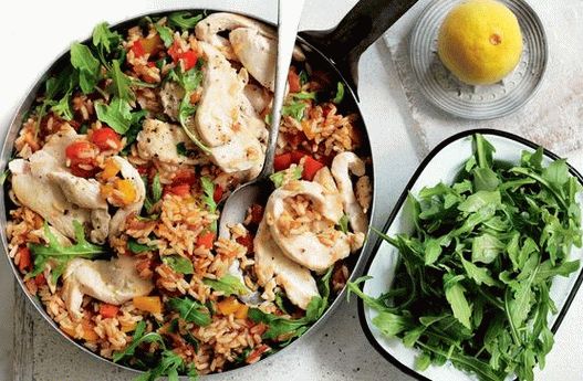 Photo of Jambalaya with a chicken