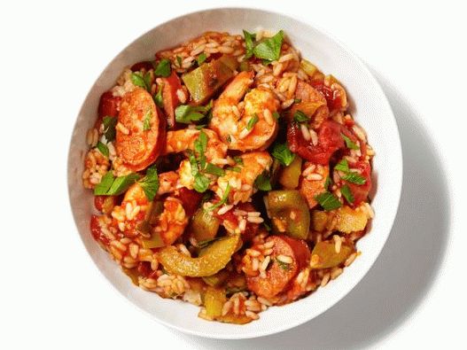 Photo of Jambalaya in a slow cooker