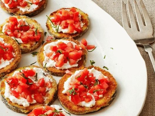 Photography dishes - Eggplant with ricotta