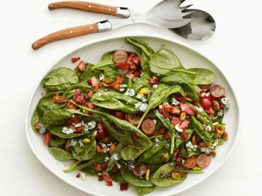 Dish Photography - Warm Spinach Salad