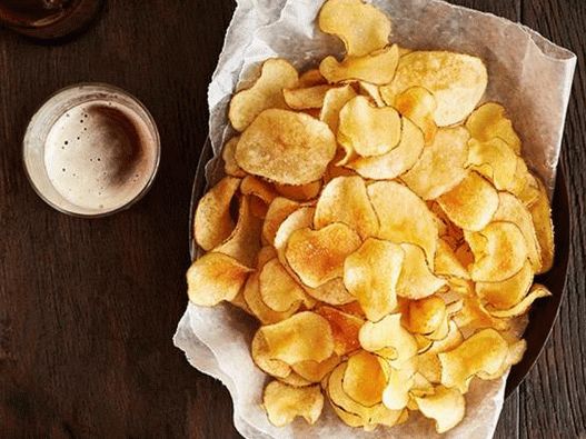 Dish Photography - Potato Chips with Rosemary and Olive Oil