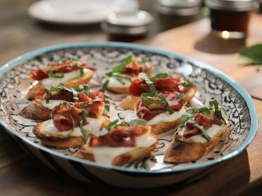 Photo of the dish - Bruschetta with prosciutto