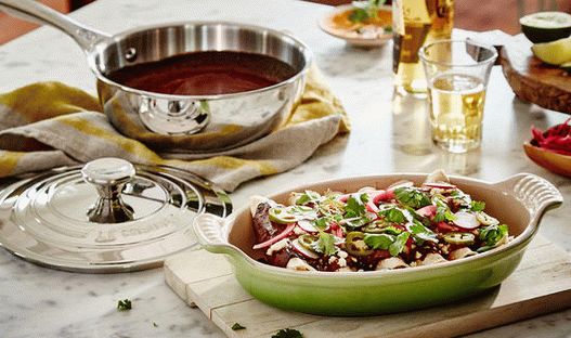 Photo of Enchiladas with smoked lamb and goat cheese and mole and almond sauce