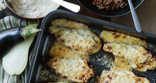 Photo Stuffed eggplant slippers (Melizanes Paputsakya)