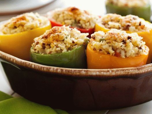 Photo Stuffed Bell Peppers in Spanish