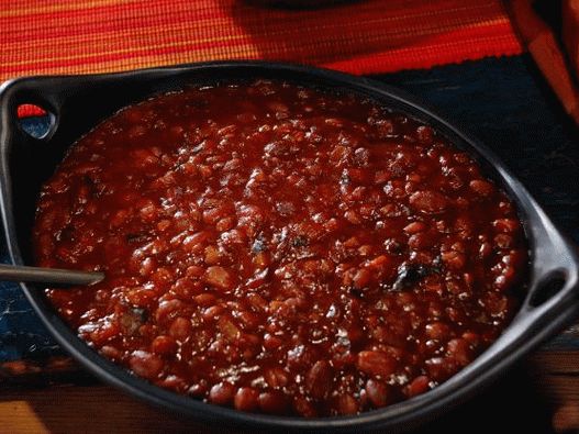 Photo Pinto Beans with Meat Cinder