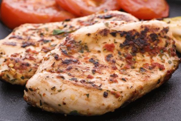 Chicken fillet with spices