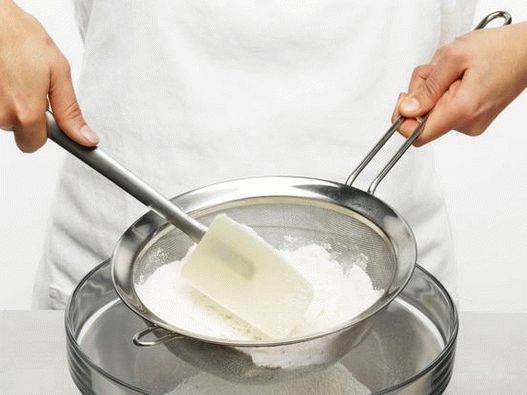 Rub sugar and flour through a fine sieve to remove lumps
