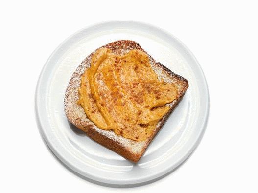 Photo French toasts with cream cheese