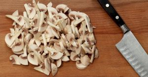 Fricassee with champignons