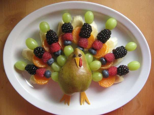 Fruit Slicing “Peacock”