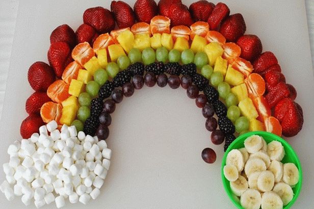 Fruit sliced ​​“Rainbow”