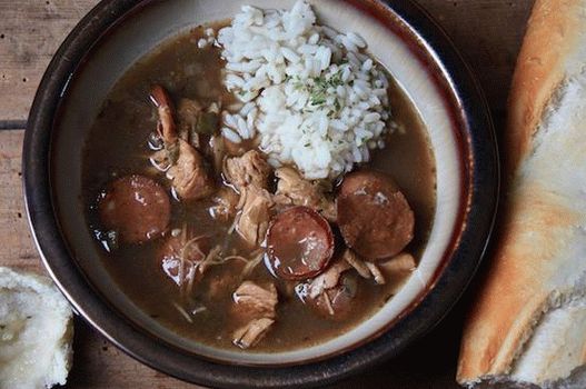 Photo Gumbo with a turkey