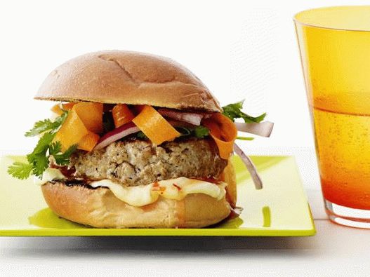 Thai Hamburger Pork Photo