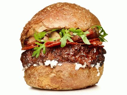 Photo Hamburgers in Italian