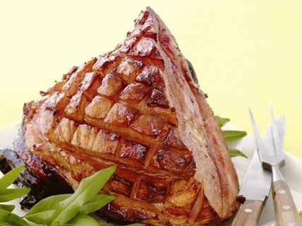 Photo Glazed Pork Ham