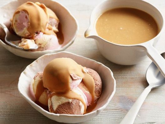 Photo Glaze for peanut butter ice cream