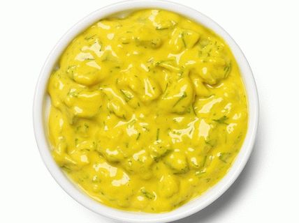 Photo Mustard with dill and cucumbers