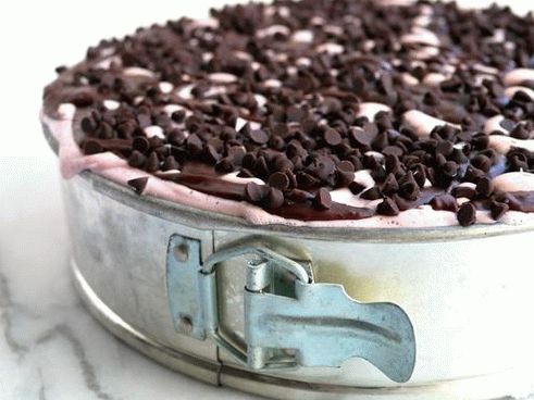 Photo Cooking ice cream cake at home, different variations