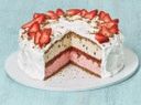 Strawberry Ice Cream Cake