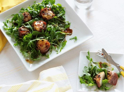 Photo Scallops wrapped in ham