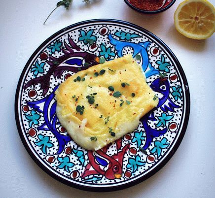 Photo Greek appetizer - fried cheese