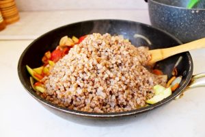 Buckwheat with vegetables