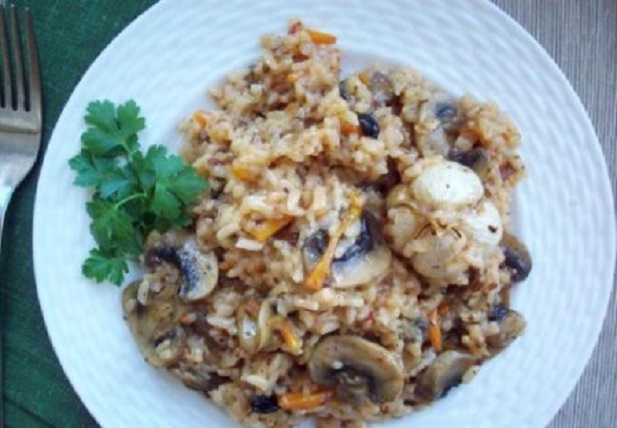 Mushroom pilaf