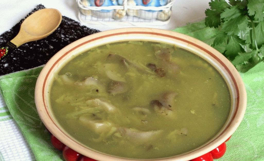 Mushroom soup according to Mikhailov