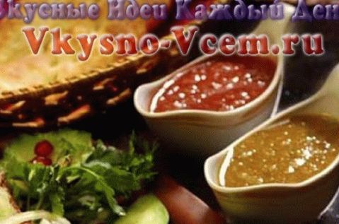 Recipes of Georgian sauce with nuts