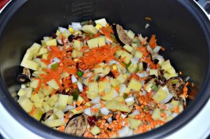 Thick vegetable soup