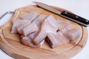 Hake in cheese batter