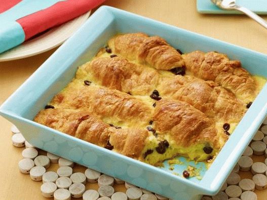 Photo Croissant Bread Pudding