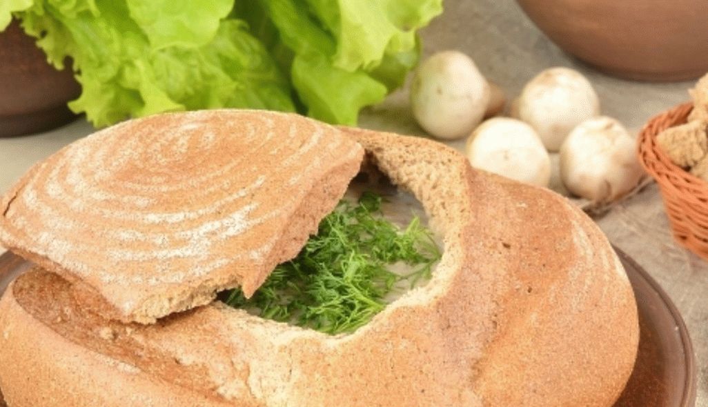 Mushroom Bread Soup
