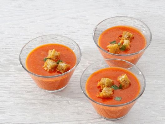 Photo Cold Tomato Soup
