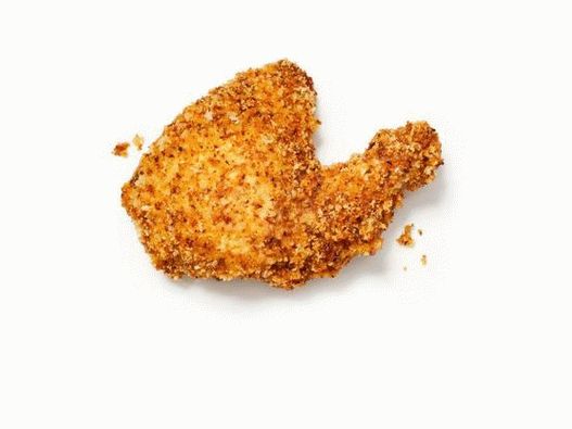 Photo Crispy chicken breaded with puffed rice