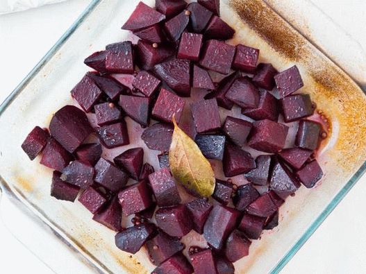 Bake the beets until soft