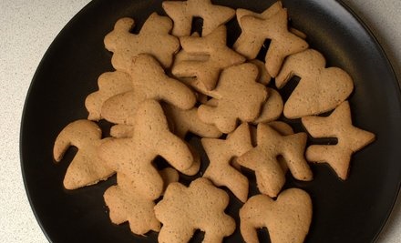 Gingerbread cookie with honey