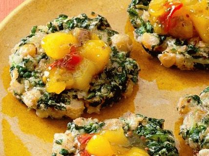 Photo of Indian spinach and chickpea pancakes